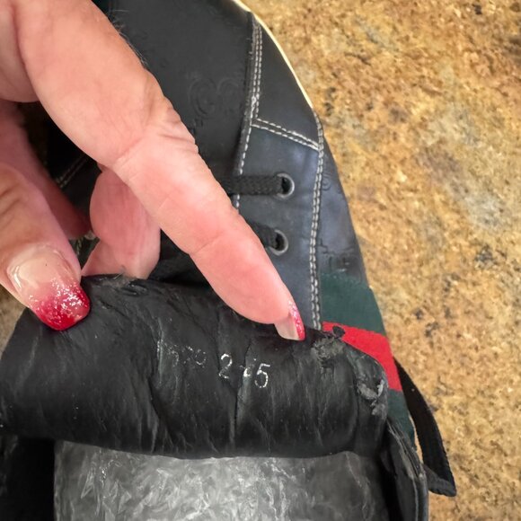 Mens Gucci Ace Supreme vintage sneakers - Picture 11 of 14